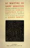 [Gutenberg 62281] • Le Martyre de Saint Sébastien